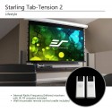 Elite Screen STT150XWH2-E6 Electric Tab-Tension 150 Inch Screen