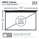 Elite Screen VMAX150XWH2 VMAX2 Electric 150 Inch Screen