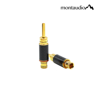 Montaudio Arrowtown CF-1 Gold-Plated BFA Banana Connectors