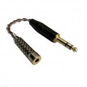 SendyAudio AIVA Adaptor 6.35mm SE Male to 4.4mm Balanced Female Cable