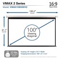 Elite Screen VMAX100XWX2 VMAX Electric 100 Inch Screen